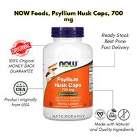 Gambar NOW Foods Psyllium Husk Caps 700 mg isi 180 360 Veg Capsules - Isi 180 dari NATGIOgraphy undefined 1 Tokopedia
