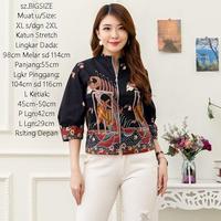 Gambar Blouse Batik Atasan Wayang Jawa Etnik Wanita Formal Casual NG001 dari Batik Danara undefined 4 Tokopedia