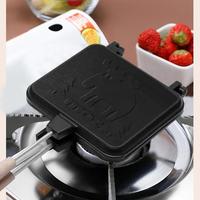 Gambar Loyang Dua Sisi Waffle Cetakan Sandwich Baking Pan Non-sticky Alat Cetakan Sandwich Alat Dapur Cetakan Roti Sandwich Wajan Panggang Rusa Gagang Kayu yang Dapat Dilepas Wajan Panggang Anti Lengket - A dari Nella 99 undefined 2 Tokopedia