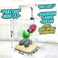 Gambar AQUARIUM KACA 60 55 50 45 40 CM VIA GRAB/GOJEK INSTAN AQUASCAPE TANK IKAN HIAS MURAH 100% - POLOS 40-25-25 dari SG WANNABE undefined 4 Tokopedia
