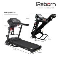 Gambar Alat fitness Treadmill I Reborn Torino dari Gowafitnesstore undefined 3 Tokopedia