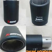 Gambar Akrapovic Import 2.5''(63mm) Inlet 3.5''(89mm) Carbon Ujung Knalpot Mobil - NON TITANIUM dari CV NEVASTIC undefined 3 Tokopedia