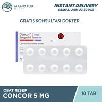 Gambar Concor 5 Mg Strip 10 Tablet /  Hipertensi dari Apotekmandjurofficial undefined 1 Tokopedia