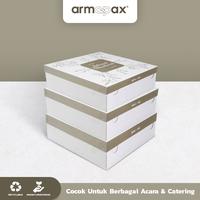 Gambar Paper Rice Box / Kotak Nasi / Box Nasi [Slip On] 1 Pack Isi 50 Pcs Duplex 350gr Warna Taupe ukuran M dari Kemasanfnb undefined 2 Tokopedia