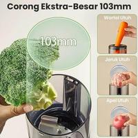 Gambar MECOO SLOW JUICER BLENDER BUAH MECCO TANPA AMPAS LOW WATT JUSER MECO - Putih dari Mitra Global Sentosa undefined 2 Tokopedia