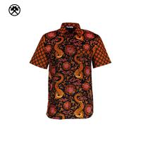 Gambar Keris Gallery Kemeja Batik Relaxed Fit Naga Wijaya-Suminar 006KLFS8MKG - Cokelat, S dari Keris Gallery undefined 3 Tokopedia