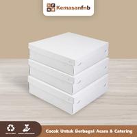 Gambar Paper Rice Box / Kotak Nasi / Box Nasi [Slip On] 1 Pack Isi 50 Pcs Duplex 350gr ukuran M dari Kemasanfnb undefined 3 Tokopedia