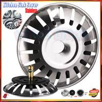 Gambar Saringan Pembuangan Westafel Penutup Lubang Bak Cuci Piring Kamar Mandi 3" Inci Stainless dari LARYZ OFFICIAL undefined 1 Tokopedia