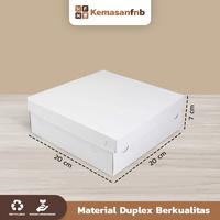 Gambar Paper Rice Box / Kotak Nasi / Box Nasi [Slip On] 1 Pack Isi 50 Pcs Duplex 350gr ukuran M dari Kemasanfnb undefined 2 Tokopedia