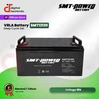 Gambar SAMOTO Battery 12V 120AH Baterai Aki Kering Ups Solar Panel SMT12120 dari Digital Techindo undefined 1 Tokopedia