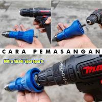 Gambar Electric RIVET GUN ADAPTER Converter Bor Listrik Drill Screwdriver - Hitam dari Berkah tecnik undefined 2 Tokopedia
