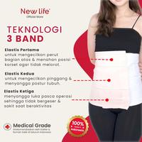 Gambar New Life 3 Band Korset Pelangsing Korset Pasca Melahirkan - XL dari HELLO BABY LAMPUNG undefined 5 Tokopedia