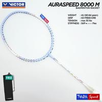 Gambar Raket VICTOR Auraspeed 8000 M - Light Blue (M) - 4U G5 Freecore Badminton Racket ARS - 4U G5, Tanpa Senar dari Tiara Sport Solo undefined 1 Tokopedia