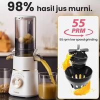 Gambar MECOO SLOW JUICER BLENDER BUAH MECCO TANPA AMPAS LOW WATT JUSER MECO - Putih dari Mitra Global Sentosa undefined 1 Tokopedia