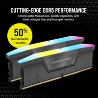 Gambar RAM Corsair DDR5 Vengeance RGB 32GB (2X16GB) 5200MHz C40 XMP EXPO CMH32GX5M2B5200Z40K dari ESES Komputer undefined 3 Tokopedia