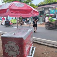 Gambar gerobak kopi keliling sepeda gowes custom payung dari Homecustom undefined 2 Tokopedia