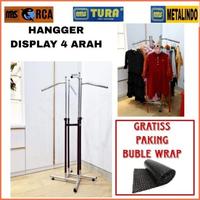 Gambar Toko Tersedia- Gawang Display 4 Arah MBS Gantungan pakaian dari Toko Tersediaa undefined 1 Tokopedia