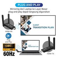 Gambar HDTV Wireless Video Transmitter Receiver Extender Laptop TV Monitor Proyektor Wireless HDTV 60 Meter PX WTR-300A - WTR-300A dari PX Official Store undefined 3 Tokopedia