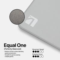 Noir One Series Cloth Gaming Mousepad Poron Foam - Plus One, Green - foto 3
