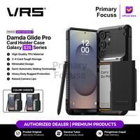 Gambar VRS Case Compatible for Samsung Galaxy S25 Ultra Plus VRS Design Damda Glide Pro Heavy Duty Camera Protection Wallet Card Holder Slot Kartu Rugged Case Protective Cover Casing - Primary Focuss - Black Groove, S25 Plus dari Primary Focuss undefined 1 Tokopedia