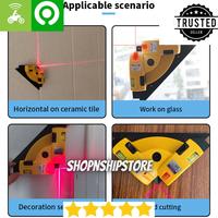 Gambar Laser Level Square Line Alat Ukur Siku Kelurusan Lantai keramik granit Alat bantu pasang lantai keramik granit Laser lantai Permukaan Sudut 90 Derajat dari shopNshipstore undefined 5 Tokopedia