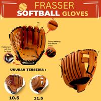 Gambar sarung tangan baseball softball 10.5 coklat dari Frasserstore undefined 2 Tokopedia