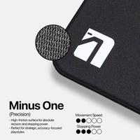 Noir One Series Cloth Gaming Mousepad Poron Foam - Plus One, Green - foto 4