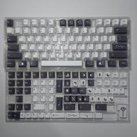 Gambar Dark Angel PBT Keycaps Cherry profile Black and White dari Pu-Key undefined 1 Tokopedia