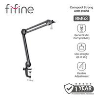 Fifine BM63 / BM66 / BM88 Boom Arm Microphone Stand / Mic Stand / Microphone Arm - foto 2