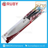 Gambar Ruby Chef Knife 8" Black Handle (RB-639-2) dari Bursa Dapur Mall undefined 1 Tokopedia