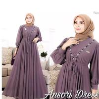 Gambar SET BAJU GAMIS WANITA JUBAH WANITA PAKAIAN CEWEK FASHION MUSLIM TERBAR - Maroon dari officialsari undefined 1 Tokopedia