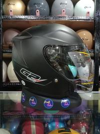 Gambar HELM G2 OPTIMAX SOLID DOUBLE VISOR - BLACK DOF, M dari MALL HELM undefined 5 Tokopedia