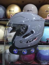 Gambar HELM G2 OPTIMAX SOLID DOUBLE VISOR - BLACK DOF, M dari MALL HELM undefined 1 Tokopedia
