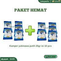 Gambar PAKET HEMAT Kamper Barus Yukinawa Putih 25 gr Isi 10 pcs Pengusir Serangga 10 pcs dari ALKEBA STORE SURABAYA undefined 1 Tokopedia