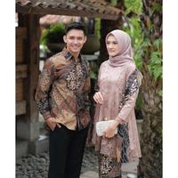 Gambar [ New ] Kebaya Couple Modern Kebaya Ln Tunangan Kebaya Wisuda Kebaya Kondangan Wid Batik Kebaya Pasangan Batik Brukat Baju Wisuda Set Couple Burkat Kondangan Kebaya Pesta Setelan Kebaya Brokat - HIJAB BELLA, M dari kitaroshopp undefined 5 Tokopedia