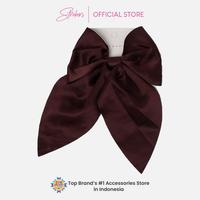Gambar Stroberi New Satin Coquette Hair Clip - Pink dari Stroberi Accessories undefined 4 Tokopedia