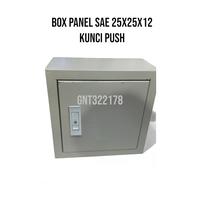 Gambar Box Panel Listrik SAE Kunci Push Ukuran 20x30x12 dan 25x25x12 Grey - 20x30x12 dari Brillian Electric undefined 3 Tokopedia