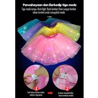 Gambar Set Kostum Peri untuk Anak Perempuan dengan Sayap Kupu-kupu Menyala, Rok Tule Jaring dan Ikat Kepala Tongkat Peri untuk Cosplay - Pink dari One Stop Shopping88 undefined 3 Tokopedia
