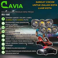 Gambar CAVIA - PREMIUM MINI PROJIE LAMPU TEMBAK LASER SOROT LED MOBIL MOTOR FOGLAMP SQL 2 MATA SQL 3 MATA WARNA KUNING PUTIH TEMBUS KABUT&HUJAN VINYX PRO7 SABER DUROMOTO selalau redi. - 2 MATA (ZX-168) dari didin jaya shoop undefined 4 Tokopedia