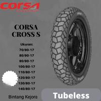 Gambar PAKET BAN LUAR CORSA PLATINUM CROSS S 110/80-17 DAN 120/80-17 TUBELESS dari Bintang Kejora Motor undefined 1 Tokopedia