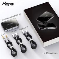 Gambar Mopai KT319 Stereo LIVE STREAMING DOCK 2 in 1 Android & iPhone Converter Soundcard dari aL Gadget Makassar undefined 3 Tokopedia