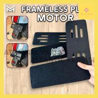 Gambar Frida_ Frameless Plate Dudukan Plat Nomor Universal Framelessplat Nomor 1 Set Motor ( Clean Look ) Plat Variasi Depan Belakang Nomor Motor Cbr Fino Fazzio Beat Nmax Aerox Adv Lexi Fino Mio Vixion Original Brand Moscow dari Dwi-Frida789 undefined 1 Tokopedia