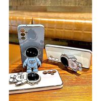 Gambar CASING HP SAMSUNG A16 4G 5G SOFT CASE PLATING STANDING ASTRONOT TERBARU!!! - Purple, Samsung A16 4G dari kahoodstore undefined 4 Tokopedia