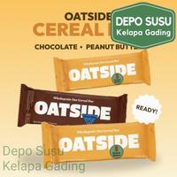 Gambar Oatside Wholegrain Oat Cereal Bar 18g | Chocolate / Peanut Butter Sumber Serat Pangan Snack Whole Grain Multigrain Multi 18gr 18 g gr Fit Milk Sehat Cemilan Gandum - Peanut Butter dari Depo Susu Kelapa Gading undefined 1 Tokopedia