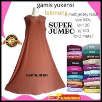Gambar Baju Hitam Gamis Tanpa Lengan Ld120 Pj140Cm Super Jumbo Dalaman Gamis - Putih dari LentikCollection undefined 4 Tokopedia