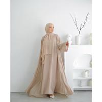 Gambar Almira Luxe Abaya Set 3in1 – Gamis Ceruty Premium Abaya Turki Baju Muslim Setelan Syari Wanita Busui Friendly untuk Lebaran 2025 Dress Outer Lembut Mewah Dewasa Remaja Cantik Simple Basic Zipper - Putih, S dari Keanishop New undefined 1 Tokopedia