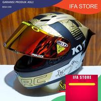 Gambar Helm KYT Rc7 black doft Helm HELEM full face KYT Rc7 black doft Gold #17 modifikasi paket ganteng - yellow standar, XL dari Alfinz Shop undefined 1 Tokopedia
