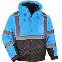 Gambar jaket bomber safety hi-vis high visibility jacket ansi reflective scothlite dari A.M.A.N.A.H undefined 3 Tokopedia
