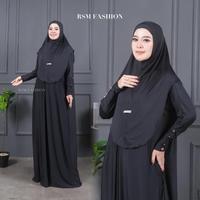 Gambar Mecca Abaya Set Kerudung Abaya Umroh Abaya Daily - Hitam, one size dari Dn outlet undefined 2 Tokopedia