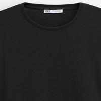 Gambar Z A R A Men Basic Slim Fit T-Shirt Kaos Pria Lengan Pendek Black dari WAN-MART undefined 3 Tokopedia